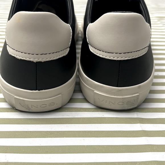 ❗️FINAL❗️VINCE Men’s FULTON Black Leather 🔴🔴 - Picture 7 of 8